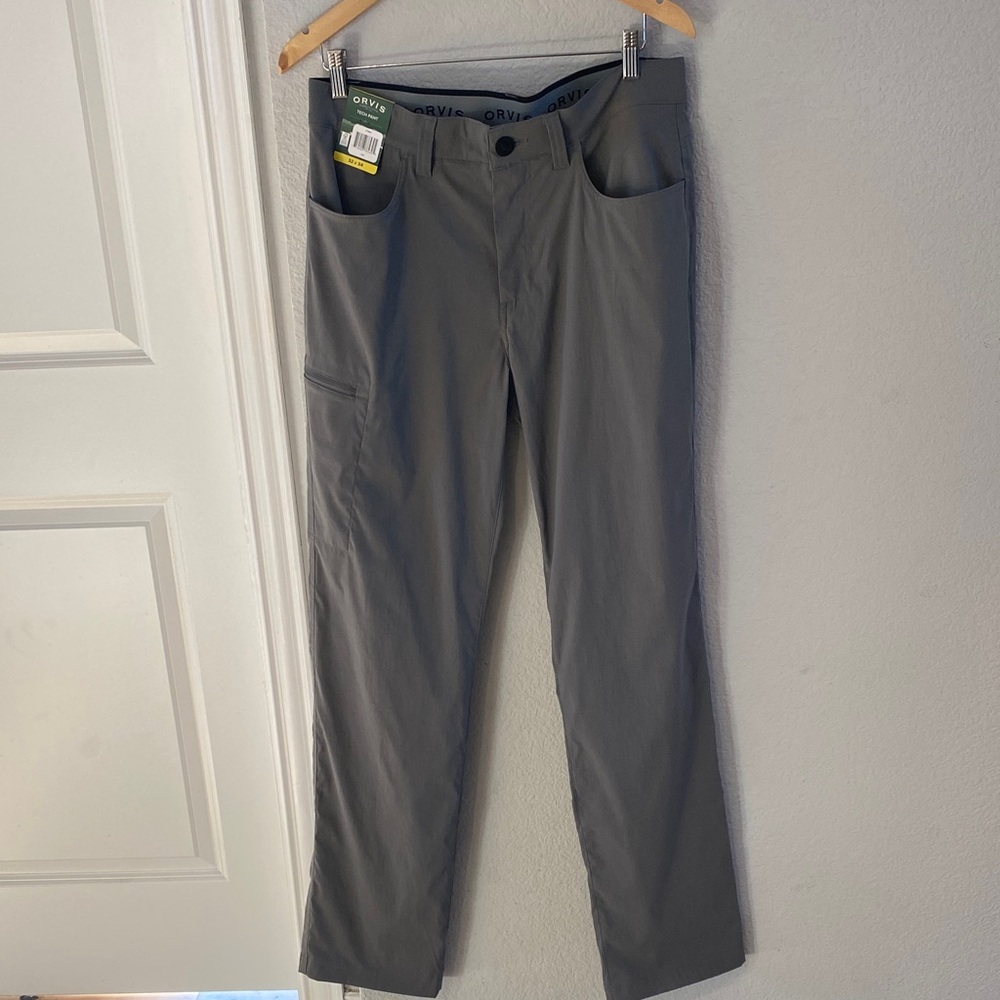 Orvis Men's Gray Cargo Pants
